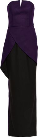 V:PM ATELIER Jess maxi dress - women - Polyester/Rayon/Spandex/Elastane/Polyester/Spandex/Elastane - 36 - Purple