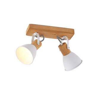 Lindby Foco merela En Marr&oacute;n De Madera - Lindby