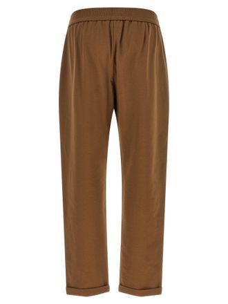 Brunello Cucinelli Light Stretch Cotton Joggers - brown