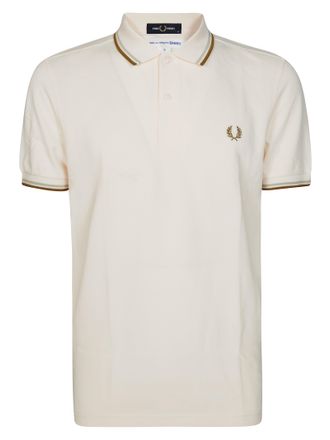 Comme Des Gar&ccedil;ons Textured Knit Polo Shirt
