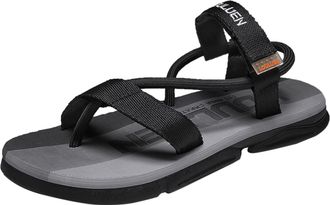 Generic liaddkv Mens Sandals with Open Toe Summer Shoes Slippers Roman Sandals Black Beach Shoes Men 44 Trekking Hiking Sandals Sports Outdoor Sandals Soft Co