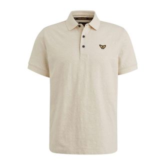 PME Legend Tops, Heren, Beige, M, Stijlvolle Polo Shirt