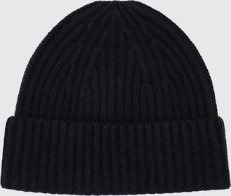 Lisa Yang Berretto beanie in 100% cashmere a coste con risvolto