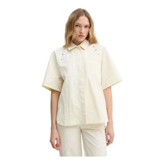 &Aacute;eron Overhemden, Dames, Beige, M, Nylon, Adira Shirt