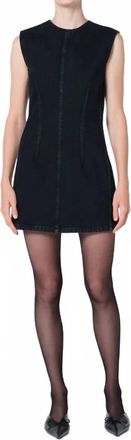 A Gold E Barton Mini Dress In Ink