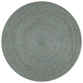 vidaXL Vidaxl - Alfombra De Yute Tejida A Mano Redonda Verde Oliva 150 Cm