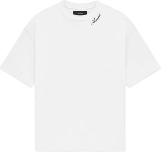 Amiri SCRIPT JMODAL REG TEE Size: XL, colour: WHITE
