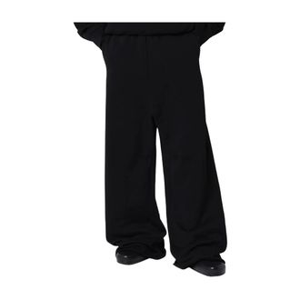 Entire studios Wide Trousers, male, Black, Size: L Full Sweatpant