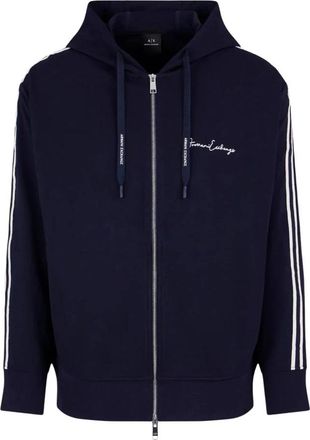 A|X Armani Exchange Hombre, Sudaderas, Azul, Talla: M