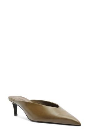 Schutz Loren Mule in Dried Olive at Nordstrom, Size 10.5