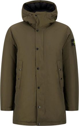 Stone Island Lange Parka - Heren - Parka Jassen - Bruin - XL - Jassen