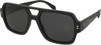 Polaroid Sunglasses, unisex, Black, Size: 54 MM Full-frame Sunglasses