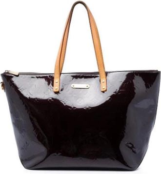 Louis Vuitton Pre-owned Bellevue Tote Bag - Dames - Vintage Shopper - Paars - ONE Size - Leer - Vintage