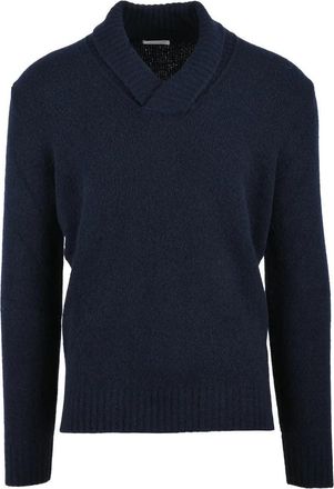 MANIPUR Blue Wool Cashmere Polyamide Elastane Mens Sweater