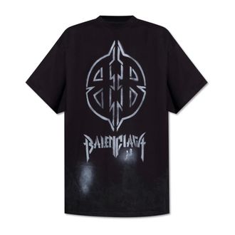 Balenciaga T-Shirts, male, Black, Size: S Printed T-shirt