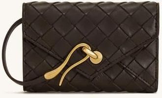JW PEI Celeste portacarte intrecciato marrone