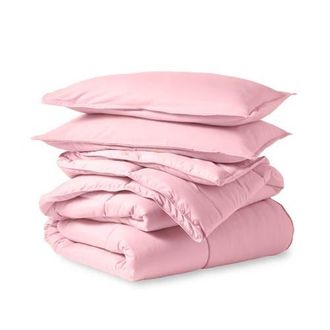 Bare Home All-Season Down Alternative Comforter Set in Light Pink at Nordstrom, Size Queen