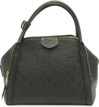 Louis Vuitton Pre-owned Marais Monogram Empreinte Tote Bag - Dames - Vintage Handtas - Zwart - ONE Size - Leer - Vintage