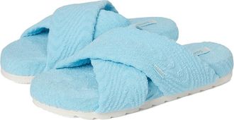 Sanuk Dreamstate Womens Slippers Aqua Terry : 10 B - Medium, Synthetic