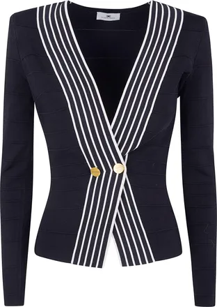 Elisabetta Franchi Tricot V Neck Sweater