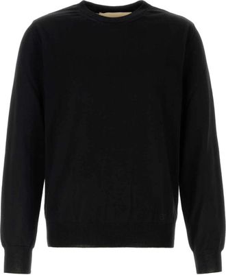 Valentino Garavani Sweatshirts, male, Black, Size: M Wool Sweater