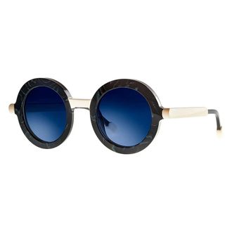 Theo Popsi Zonnebril - unisex - Accessoires - Zwart - Maat: 47 MM