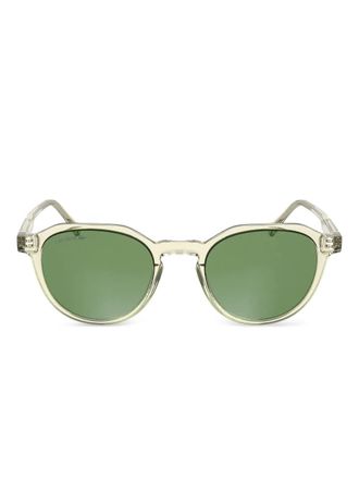 Lacoste logo-print sunglasses - Yellow