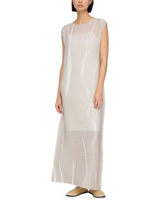 Lafayette 148 New York Printed Plisse Maxi Dress