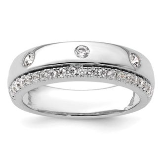 Diamond2Deal 14k Gold Lab Grown Diamond Wedding Band Ring 1/2Ct Clarity- VS Color- D-E