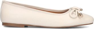 Stefano Lauran Leren Ballerinas voor Stijlvolle Zomer - Dames - Ballerinas - Beige - 38 EU - Leer - Schoenen
