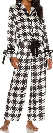 Beach Riot Lee Ann & Brook Set In Houndstooth