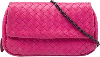 Bottega Veneta Borsa a tracolla in pelle intrecciata Pre-owned - - Pre-owned - Donna - Rosa - ONE SIZE