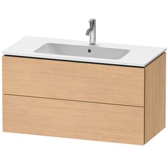 Duravit Duravit L-cube Mueble Bajo Lavabo Suspendido, 2 Cajones