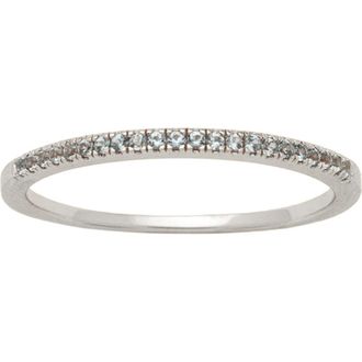 Made by Mary Birthstone Stacking Ring in Silver at Nordstrom, Size 9
