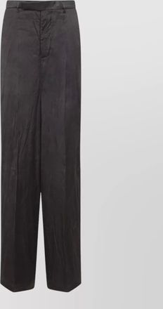 Rick Owens athena arrowhead high waist satin trousers