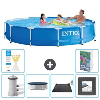 Intex Piscina Con Estructura Redonda - 366x76 Cm - 7-piezas S227