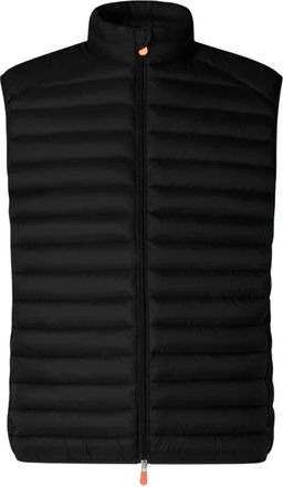 Save The Duck Coats Black - Heren - Bodywarmers - Zwart - 5XL - Leer - Jassen