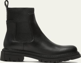 La Canadienne Darren Leather Extended-Elastic Chelsea Boots