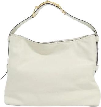 Gucci Pre-owned Beatrix Leren Tas - Dames - Vintage Handtas - Wit - ONE Size - Leer - Vintage