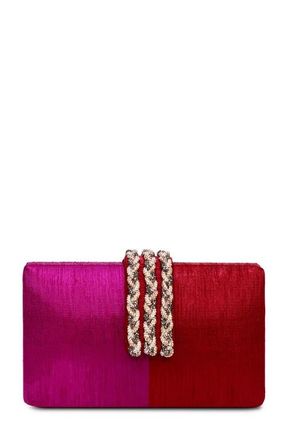 Simitri Braided Fringe Clutch in Royal at Nordstrom