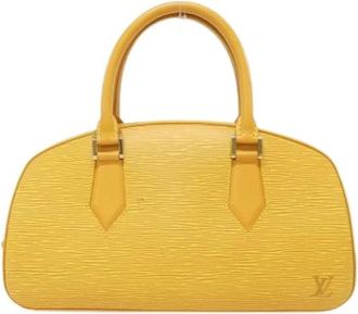 Louis Vuitton Pre-owned Vintage Handtas - Dames - Vintage Handtas - Geel - ONE Size - Leer - Vintage