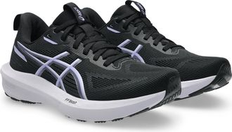 Asics Laufschuh ASICS GT-1000 14, Damen, Gr. 37,5, schwarz, lila hint, Synthetik, Schuhe Laufschuh, f&uuml;r mehr Stabilit&auml;t