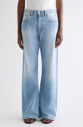 Acne Studios Loose Fit Jeans in Light Blue at Nordstrom, Size 26 30