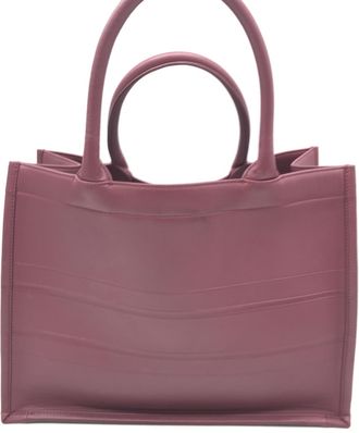 Dior Leather Book Tote Womens Bag (Pre-Owned)