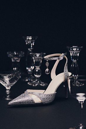 JW PEI Haidi Crystal Charm Pumps