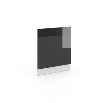 Vicco Panel Frontal Fame-line, Antracita Alto Brillo, 60 Cm Sin Encimera