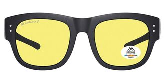Montana Eyewear FO7 Polarized FO7C Mens Sunglasses Black Size 54