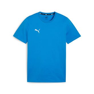 Puma Trainingsshirt PUMA TEAMGOAL CASUALS TEE, Herren, Gr. XXL, blau (ignite blau, puma wei&szlig;), Jersey, Obermaterial: 100% Baumwolle, unifarben, regular fit
