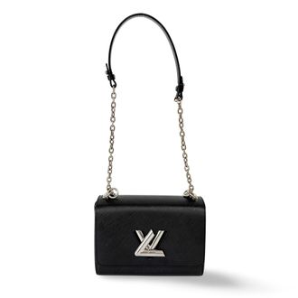 Louis Vuitton Twist Epi Leather Black Leather Handbag (Pre-Owned)
