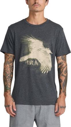 Rvca Horton Raven Graphic T-Shirt in Black at Nordstrom, Size Xx-Large